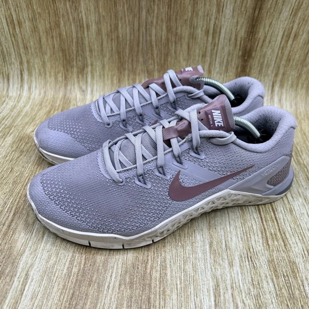 Nike Metcon 4 Women's Size 8.5‎ Gray Sneakers Training Shoes AH8804-002